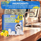 Garbage Disposal Cleaner Deodorizer Tablets 26Pack, XL Powerful Foaming Kitchen - Image 5