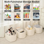 Storage Baskets for Organizing & Shelves, Woven Cotton Rope Organization Bins - Image 4