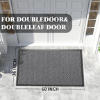 Yimobra Extra Large Door Mat Outside Entrance 60x32, Waterproof Heavy Duty - Image 2