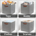 HNZIGE Fabric Storage Cubes Bins Baskets - Image 3