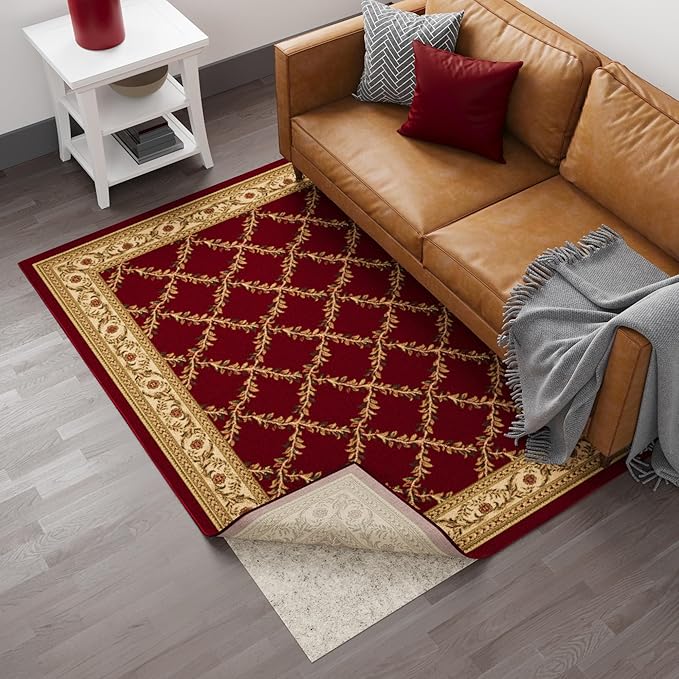 Ottomanson 2'7" x 7' Non-Slip Rug Pad Gripper 1/12 Inch Ultra Thin Dual Surface - Image 9