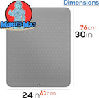 Monster Mat Extra Large Silicone Dish Drying Mat – Heavy Duty & Fast-Drying - Image 4
