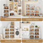 JEKO&JEKO 332Qt Lockable Stackable Storage Bins - Image 6