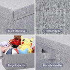 HOONEX Linen Foldable Storage Bins - Image 4