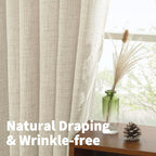 YoungsTex Short Semi Sheer Curtains 40 Inches Long - Image 5