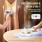 Newbealer 2In1 Pro Steam Station Iron, 1550W Turbocharged Steam - Image 7