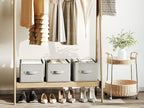 3 Pack Fabric Storage Bins for Shelves | 14.75x10.25x8.25 in Storage Baskets | - Image 8