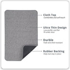 Bath Mat, Ultra Thin Bathroom Rugs, Rubber Bath Mats - Image 3
