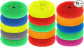 Blulu Plastic Dish Scrubbers for Dishes Pot Round Nylon Pad, Mesh Scouring Non by Blulu