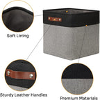 DULLEMELO Storage Bins for Organizing, Closet Storage Baskets for Gift Empty - Image 4