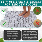 ENKOSI Extra Large Square Non Slip Shower Mat - Image 5