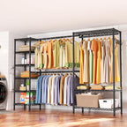Expandable Heavy Duty Garment Rack Clothes Rack, Large Metal Closet Organizer - Image 7