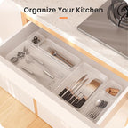 A-LuGei 【Military Grade】 Drawer Organizer, 【】 Clear Makeup organizer - Image 9