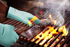 KITCHEN PERFECTION S Silicone Smoker Oven Gloves -Extreme Heat Resistant BBQ - Image 7