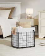 SONGMICS Laundry Hamper, 11 Gal. Laundry Basket, Collapsible Clothes Hamper - Image 3