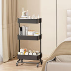 3 Tier Modern Metal Rolling Tool Cart - Image 4