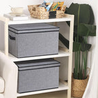Fabric Storage Boxes, 7.1 x 9.1 x 13 Inch Baskets - Image 8