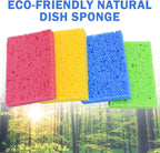 YoleShy 48 Pack Sponges Kitchen Natural Compressed Cellulose Sponges Durable - Image 7
