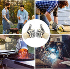 Oven Gloves, Heat Resistant 540 Degrees Grilling Gloves, Hot Surface Handler - Image 4