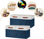 DULLEMELO 13 inch Cube Storage Bins, Gift Baskets Empty - Image 3