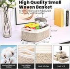 Small Baskets for Organizing, Decorative Storage Baskets for Shelves, Storage - Image 3