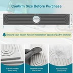 Stone Drying Mat for Kitchen Counter, Faucet Mat for Kitchen Sink, Diatomite - Image 5