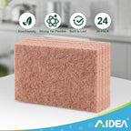 AIDEA Non-Scratch Natural Scouring Pads, Dish Scrubber Pads - Image 6