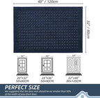 BEQHAUSE Waffle Door Mats Indoor 32"x48", Dog Mat - Image 2