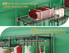 Raybee Clothes Rack, 725 LBS Clothing Rack Adjustable Clothing Racks - Image 5