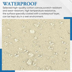 Canvas Patch 5.5 x 8 Inches 6Pcs Self-Adhesive Waterproof Canvas Patch Kit - Image 3