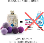Friendsheep Wool Dryer Balls, Organic Reusable Fabric Softener Alternative - Image 3
