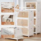 Storage Bins with Lid 120QT, Stackable Storage Containers with Wheels and - Image 5