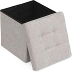 Athena Collection 15" Storage Ottoman Bench Folding Bench by AthenaCollectionFurniture