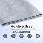 HOMEXCEL Microfiber Glass Cleaning Cloths 6 PK, Lint Free Streak Free, Reusable - Image 4