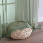 Chyhomenyc Sage Green Sheer Curtains 78 Inches Long 2 Panels Set - Image 5
