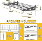 Ultrawall Garage Wall Shelves, 2 x 4 ft Wall Mounted Storage Shelves, Heavy - Image 2