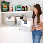 NaturalCozy Storage Cubes 11 Inch Cotton Rope Woven Baskets - Image 9