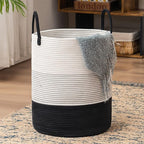 YOUDENOVA Woven Rope Laundry Hamper Basket, 72L Tall Laundry Basket, Baby by YOUDENOVA
