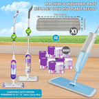 Spray Wet Mops for Hardwood Floors- MEXERRIS Microfiber Dust Dry Mop - Image 2