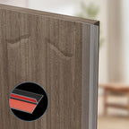 T-Shaped Door Draft Stopper, 1.37 in x 10 Ft Silicone Seal Strip - Image 7