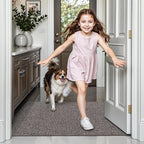 LUMI Ultra Thin Door Mat for Entryway, Easy Clean Welcome Entrance Mat for - Image 4