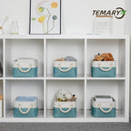 Temary Small Fabric Basket Shelf Storage Bins - Image 6