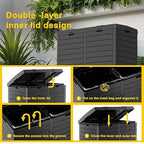62 Gallon Outdoor Trash Can - Image 2