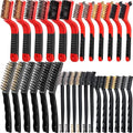 Sumind 60 Pcs Wire Cleaning Brush Set Nylon/ Stainless Steel/ Brass Metal Brush by Sumind