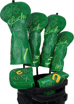 Golf Headcovers Golf Club Head Covers Four Leaf Clover Good Luck Charm - Image 2