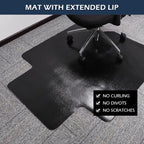 SALLOUS Office Chair Mat for Carpet, 48in x 36in Heavy Duty, Gaming Chair Mat - Image 4