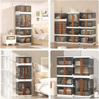 HAIXIN Closet Organizers and Storage, Collapsible Clothing Storage - Image 6