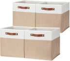 HNZIGE Fabric Storage Cubes, Cube Storage Bins 12 x 12, Decorative Storage - Image 12