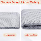Homaxy 100% Cotton Waffle Weave Kitchen Dish Cloths, Ultra Soft Absorbent Quick - Image 7