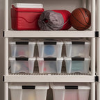IRIS USA 13 Qt Stackable Plastic Storage Bins - Image 6